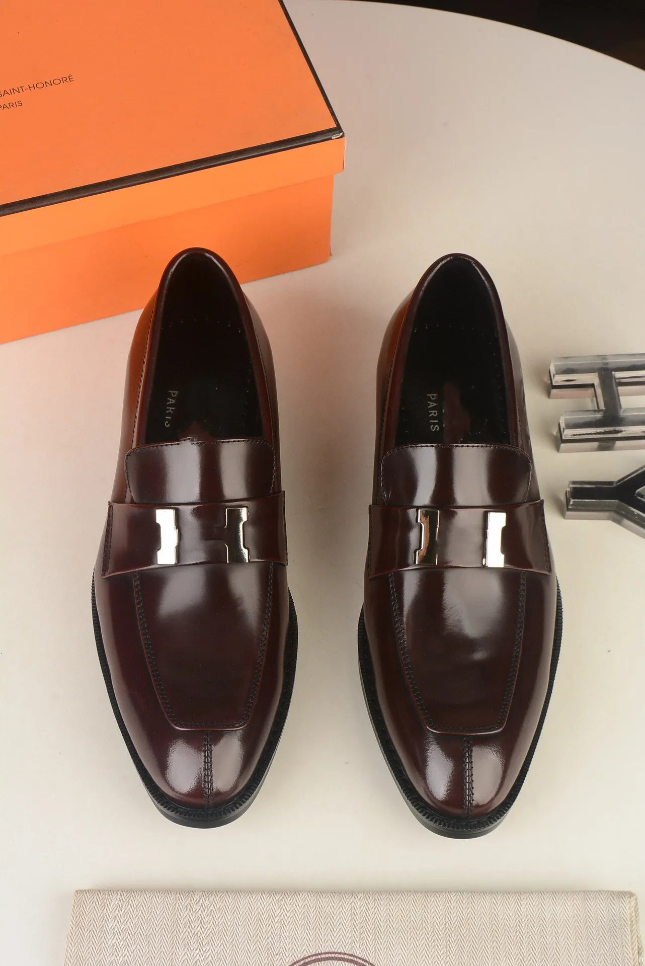 Designer best sale tuxedo shoes
