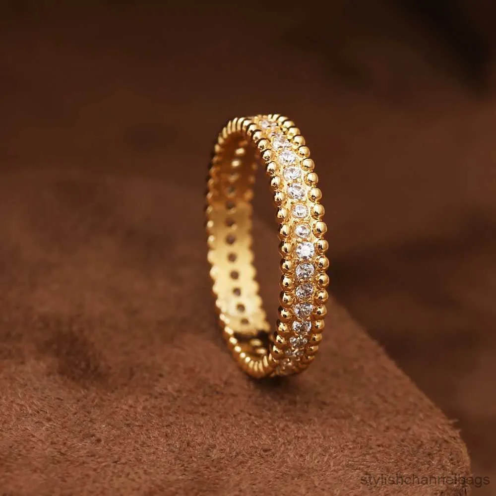 Band Rings Women's row zircon sky ring 3A zircon high-quality luxury personalized fashion jewelry