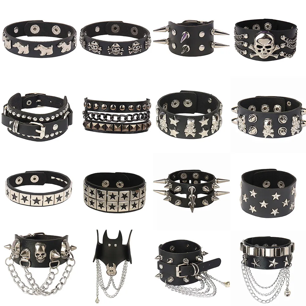 Punk Style Spikes Bracelet  Spike bracelet, Spiked jewelry, Punk rock  jewelry