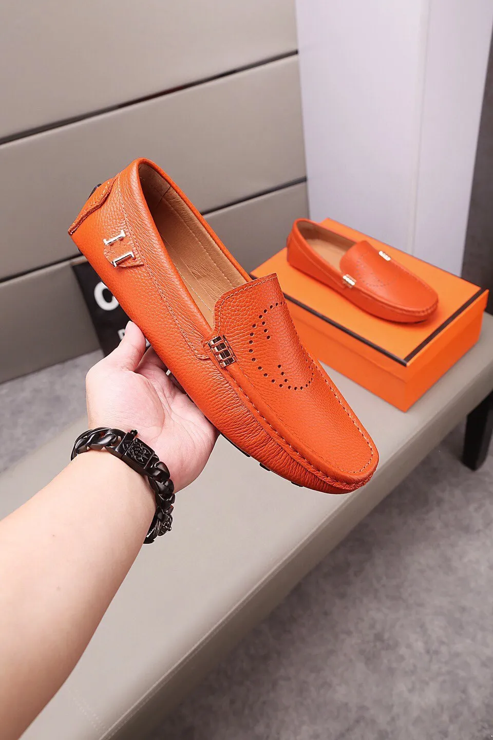 3Model Luxury Designer Fashion Crocodile Pattern Driving Shoes For Men Casual Loafers Business Formal Dress Footwear Zapatos Hombre