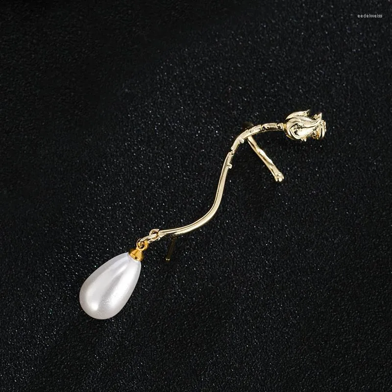 Studörhängen Emmaya Fashion Simplicity Style Earring With Tiny Sweet Pearl Women Party Charming Elegant Decoration Fancy Ear Bone Clip