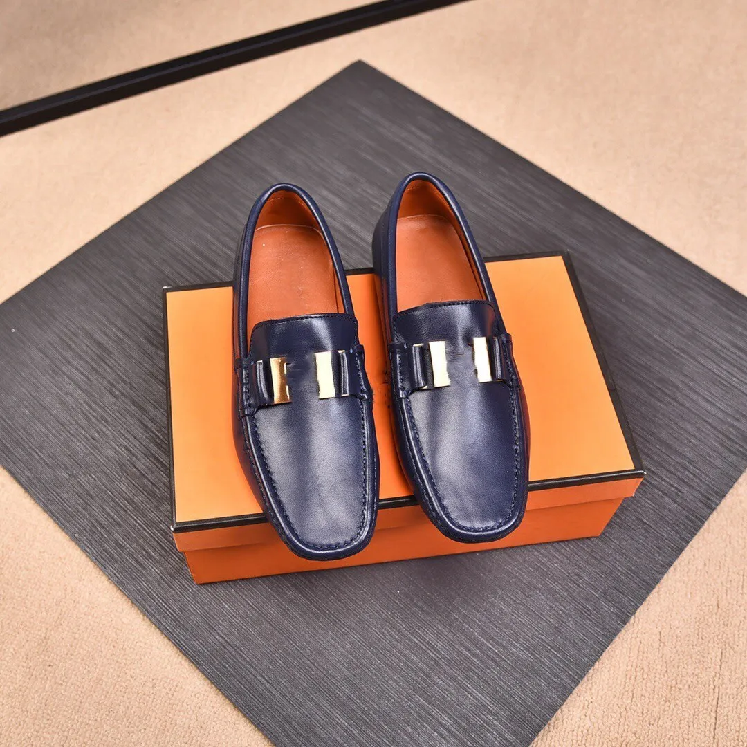 High Quality Designer Mens Loafers Shoes Genuine Leather Luxurious