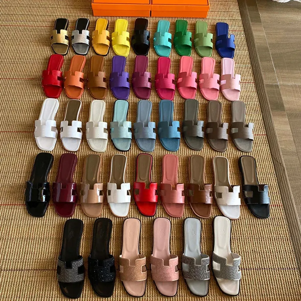Parisian Leather Flip Flops Luxury Summer Carvela Sandals For