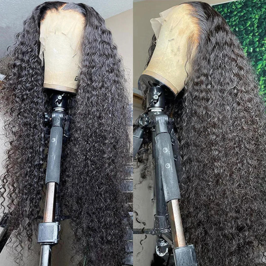 55% OFF Buyers' Picks Curly Lace Front Wig – Brazilian Water Wave, 180% Density, Heat‑Resistant, $15.36 Deal