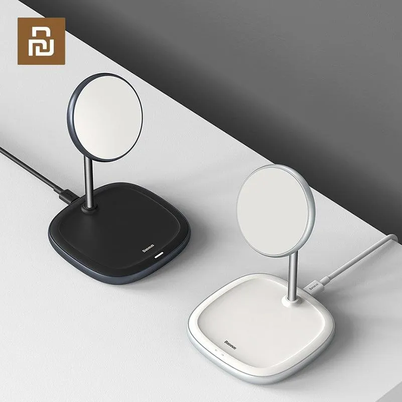 Zubehör Youpin Magnetic Desktop Ständer drahtloses Ladegerät für iPhone12 Pro Max Mini Winkel Einstellbar 15W schneller Lade -Telefonhalter