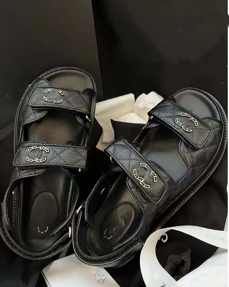 Buckle flat sandals sales