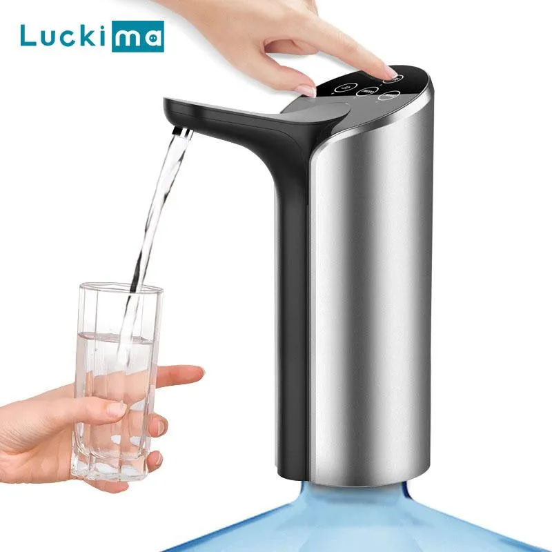 Dispensateur Smart Automatic Wireless Water Dispensver Pomper de haute qualité USB Pompe à eau de gallon rechargeable Interrupteur de bouteille de consommation portable