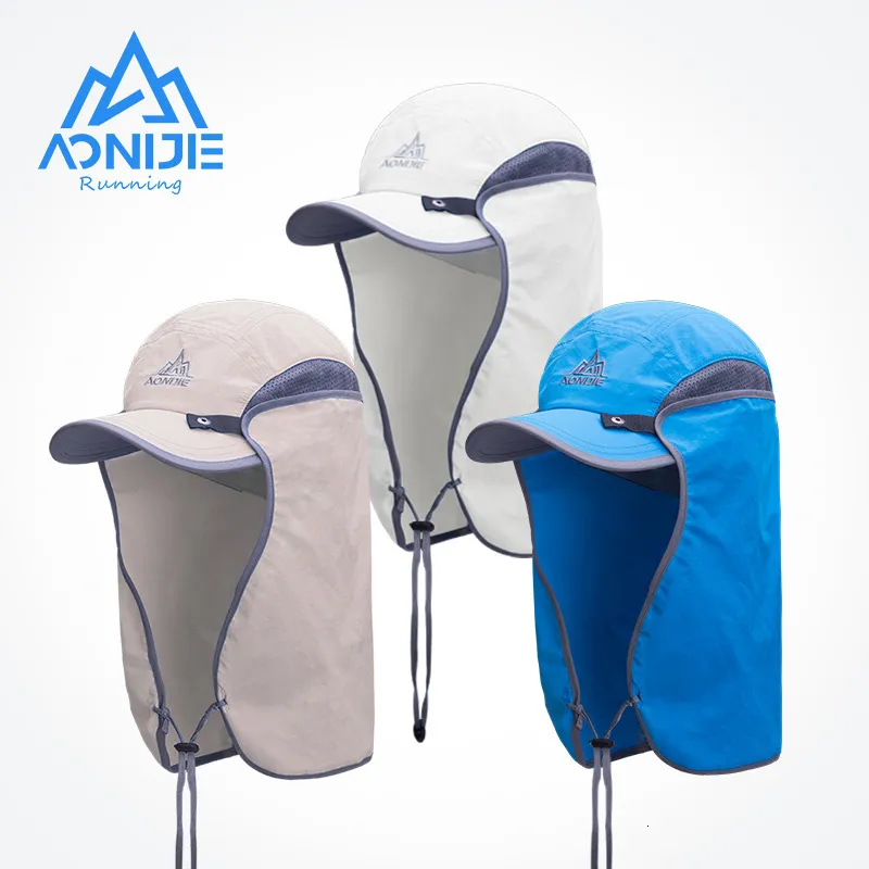 Chapéus ao ar livre aonijie e4089 Chapéu de pesca unissex Sun Visor Cap Hat Outdoor UPF 50 Proteção solar com capa de aba de ouvido removível para caminhada 230515