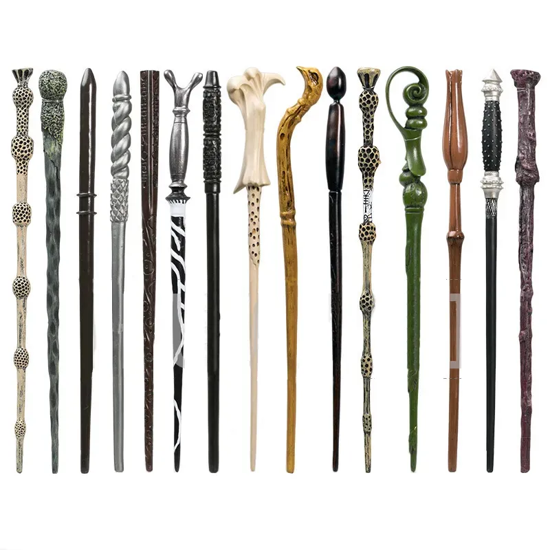 41 Styles Magic Props Cosplay Magic Wand Tricks Party Favor PVC Resin Magical Wands Kid Kerst Halloween speelgoed met cadeaubon