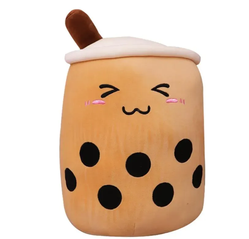 Cuscino Peluche Uposao A Forma Di Tazza Di Tè Al Latte Con Panda - Morbido, 35 Cm, Regalo Per Bambini E Adulti