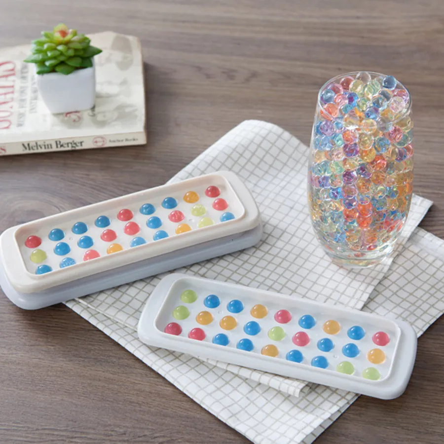 Ice Cream Tools Diy 27 Mini Bentuk Bola Makanan Silikon Es Batu Cetakan Fondant Cokelat Baki Lucu Pembuat Krim Dapur Gadget 230516