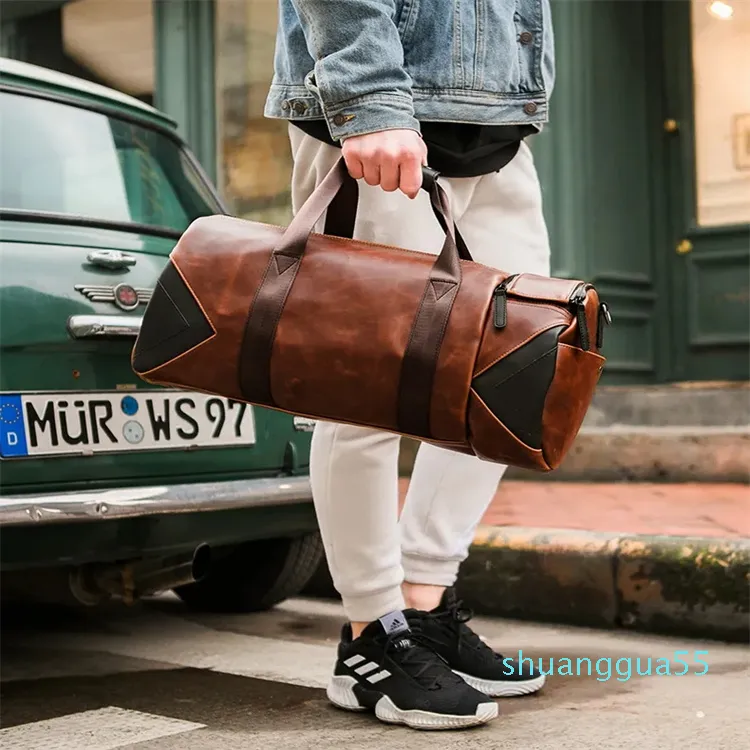 Bolsos De Viaje Con Forma De Cubo Marr n Retro Bolsos Grandes De