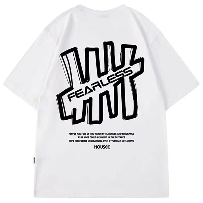 Мужские штопоры хлопчатобумажной футболка Hiphop Streetwear Harajuku Print Tops Tees Лето рассылка с коротким рукавом большие размеры 8xl 230516