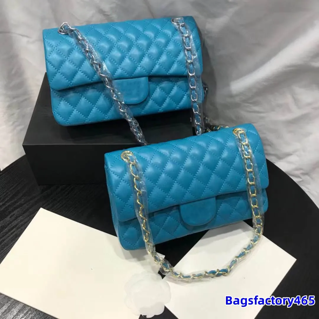 Top Quality Designer Bag Classic Chain Flap Bag Luxury Lambskin Double Bags Famous Brand Large Capacity Fashion Totes Crosshody Women Shoulder Handbags