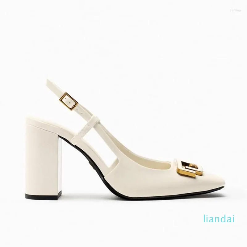Mariage De Bureau Moderne Pour Femmes Slingback High Talons Blanc Talon Talon Printemps Ete 2023 Pompes A Talons Du 39 29 DHgate