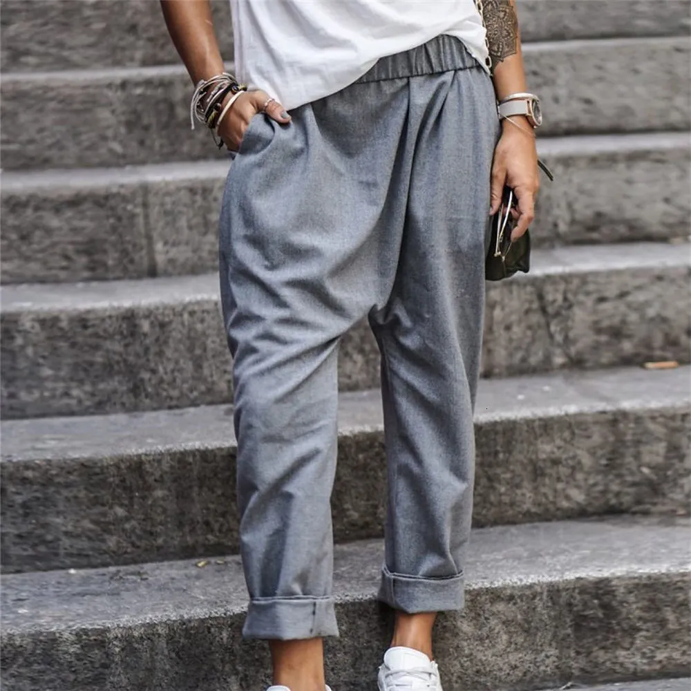 Pantalones Bombachos De Dos Piezas Para Mujer Pantalones Hippie