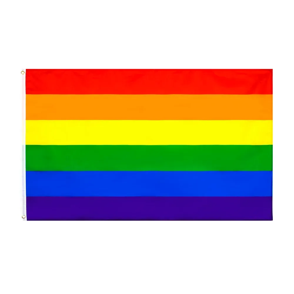 8 ontwerpen Directe fabriek Groothandel 3x5fts 90x150cm Philadelphia Phily Straight Ally Progress LGBT Rainbow Gay Pride Flag