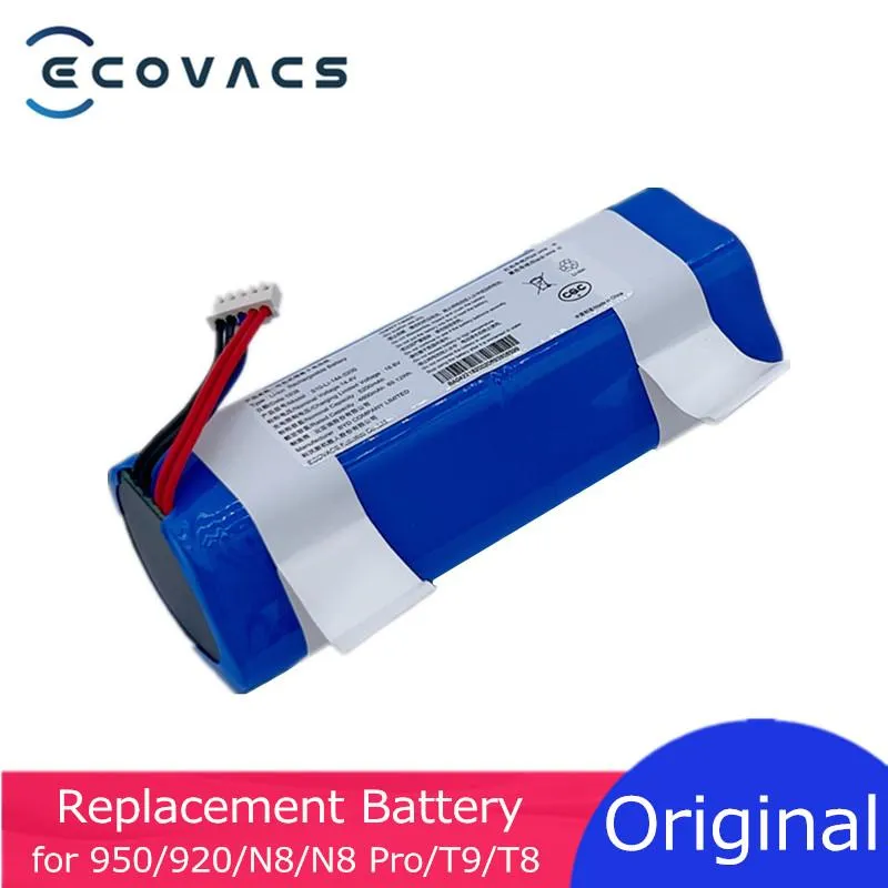 Teile Neue Original Ecovacs Batterie S10LI1445200 5200MAH Roboterstaubsauger Ersatz für 950 / N8 Pro / T8 / T9