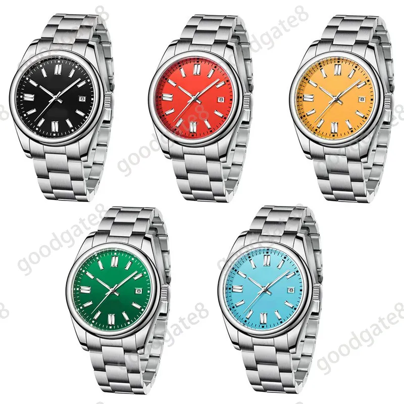 Designer Watches High Quality Mens Watch Rostfritt stål EW Factory Orologi Lusso 41 36mm Super Luminous Waterproof Lady Luxury Watch Red Black XB05 C23