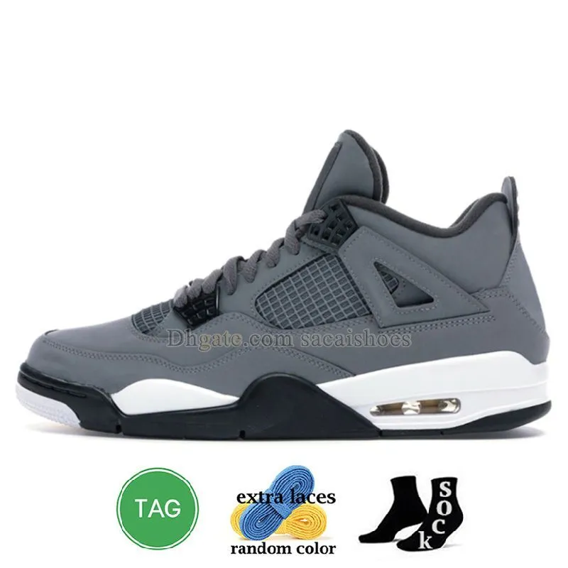 Jordan 4 cool grey yellow laces deals