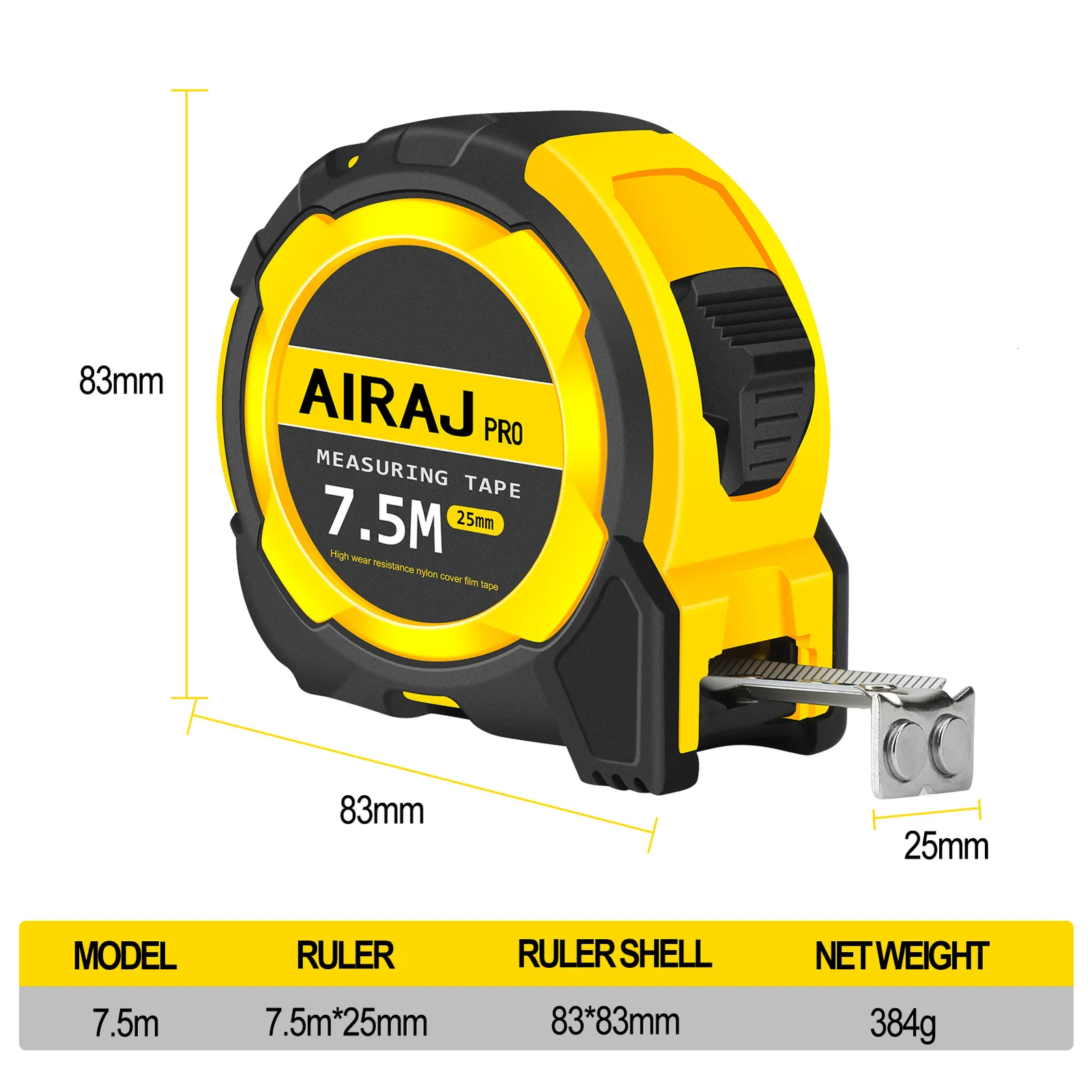 Wholesale 7.5m 25mm tape measure For Precise And Easy-To-Read Measurements  