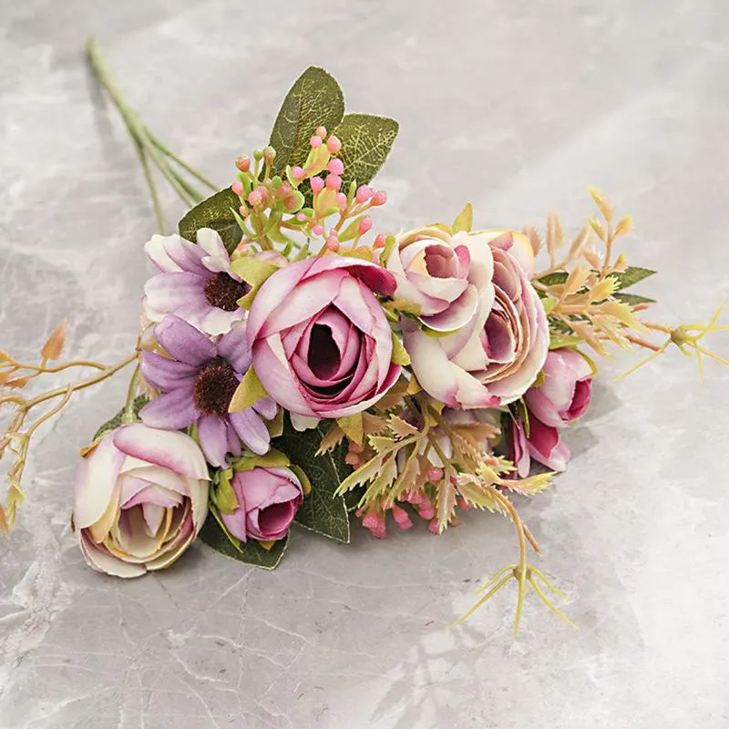 Kwiaty dekoracyjne eleganckie proste bukiet bukiet ślubny ślubny na rocznicę