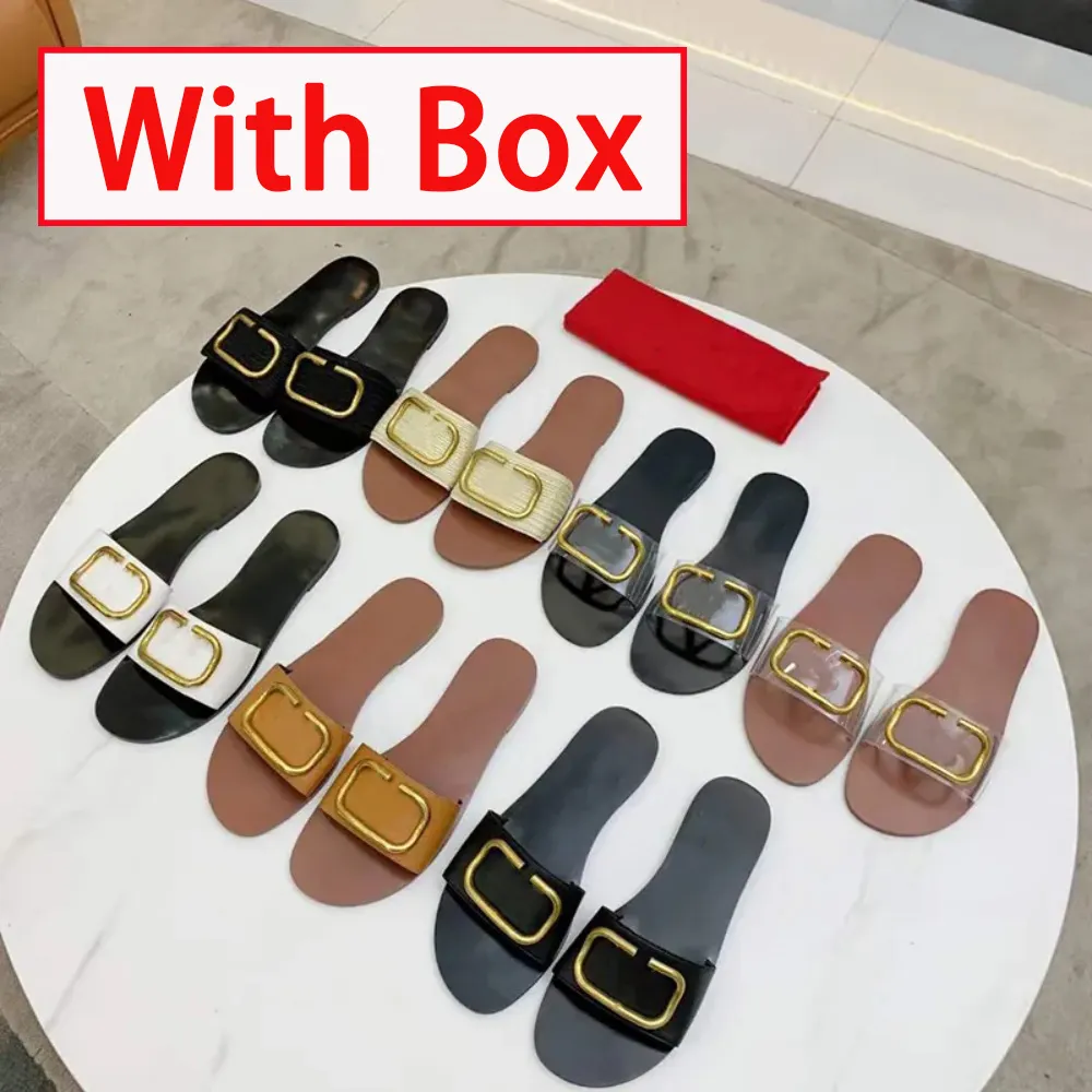Designer Grain White Leather Slide Sandals With Signature Element Classic Fashion For Women 2022 Collection From Luxuryfrance18 45.23 DHgate.Com
