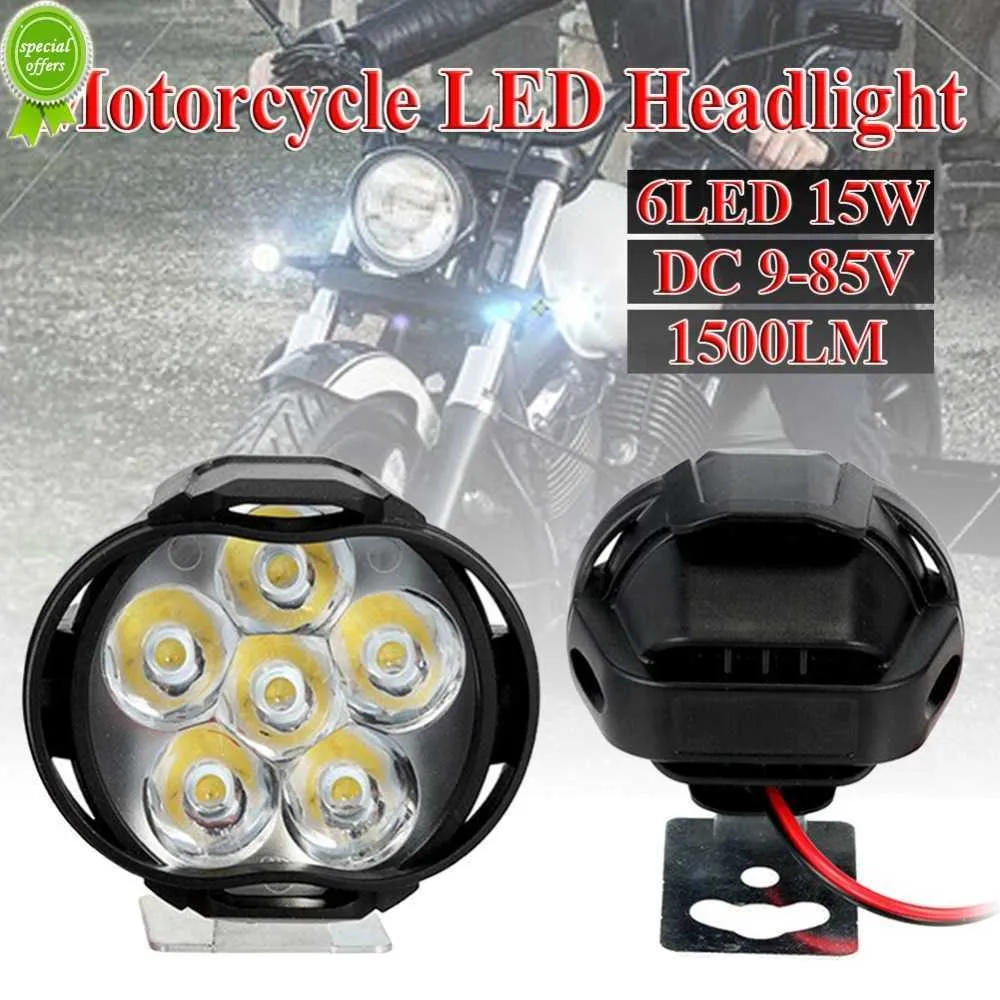 Phare Moto LED 7 Pouces Haute Luminosité - Installation Facile, étanche IP67, Universel, Neuf
