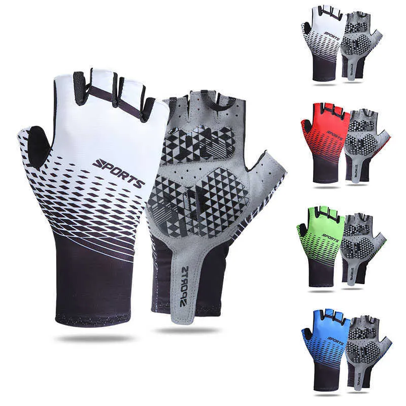 Sporthandschoenen mannen Half vinger fietsen handschoenen fietsen handschoenen damesbescherming Mountain Outdoor Sport Motorcycle MTB Bike Bicycle Gloves P230516