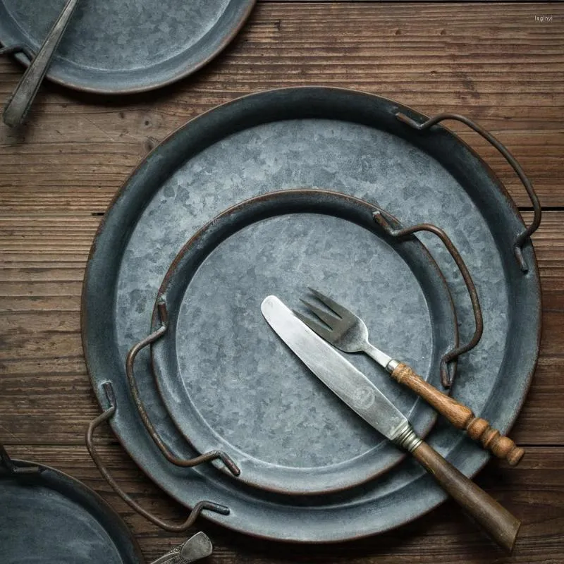 Rustic metal dinner plates 2025