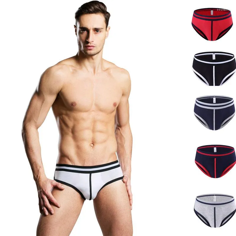 Underpants 2023 Brand Men Sexy Apresel Chegada Mens calcinha shorts Modal bolsa de meninos listrados boys meninos