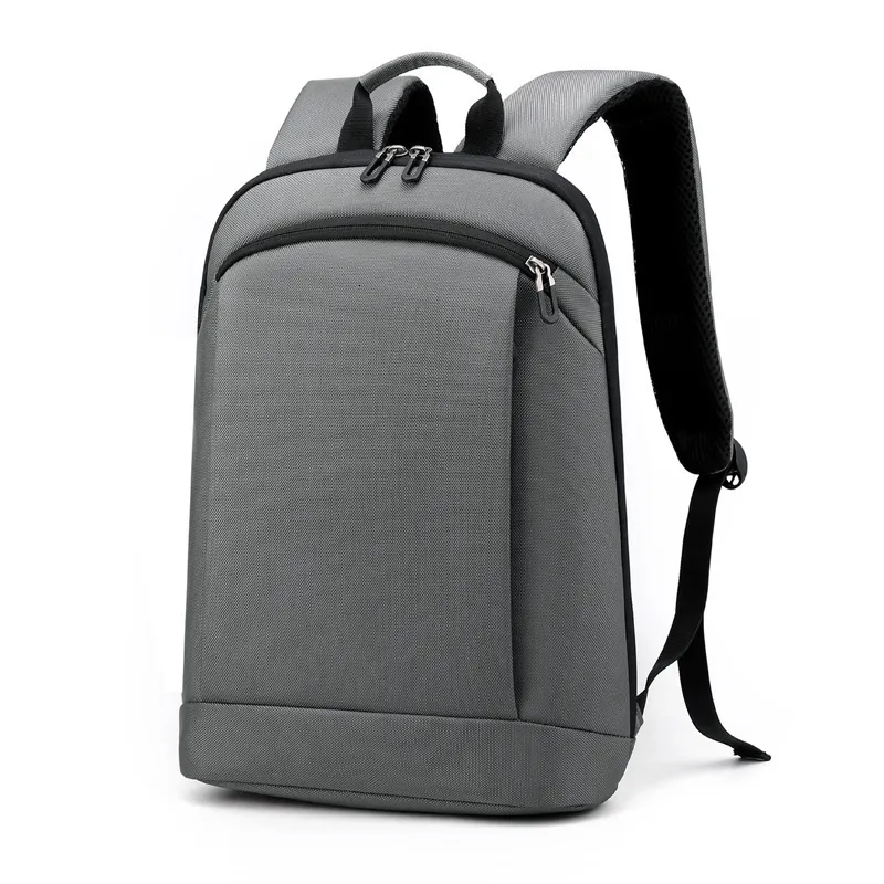 Thin outlet computer backpack