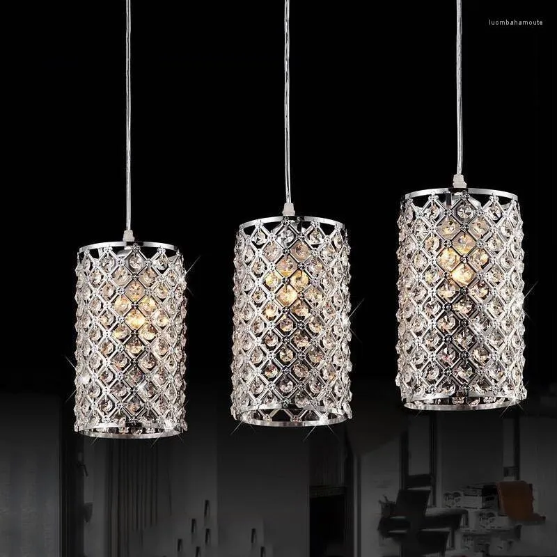 Żyrandole Nowoczesne Luster LED Crystal żyrandol Lampa sypialnia salon AC 85V-260V E27/E26 Uchwyt K9 Światła