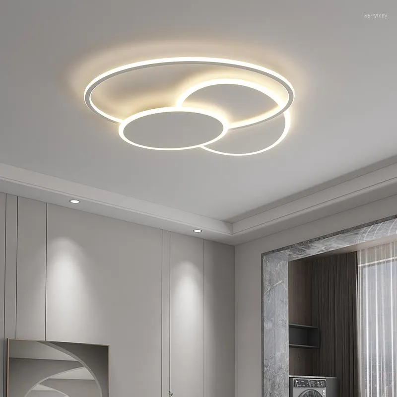 Lampadari Modern Smart Lampadario a soffitto a Led Soggiorno Sala da pranzo Semplice Atmosfera Tutta la casa Illuminazione Camera da letto Cucina Luci domestiche