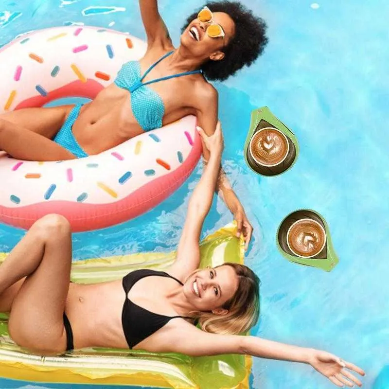 Kaufe Pool Floaties, aufblasbare Getränkeuntersetzer für Schwimmbecken,  aufblasbare Getränkehalter