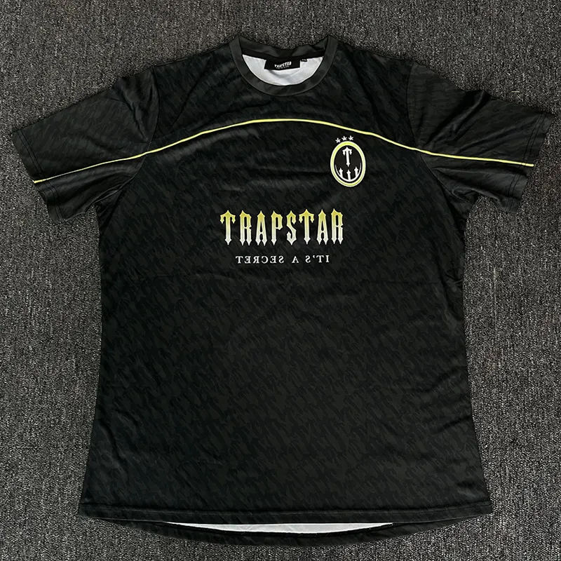 Дизайнерские мужские футболки Футбольный трикотаж Мужская спортивная одежда Trapstar Mesh универсальная футболка выдающегося качества спортивные модные топы 32QAL