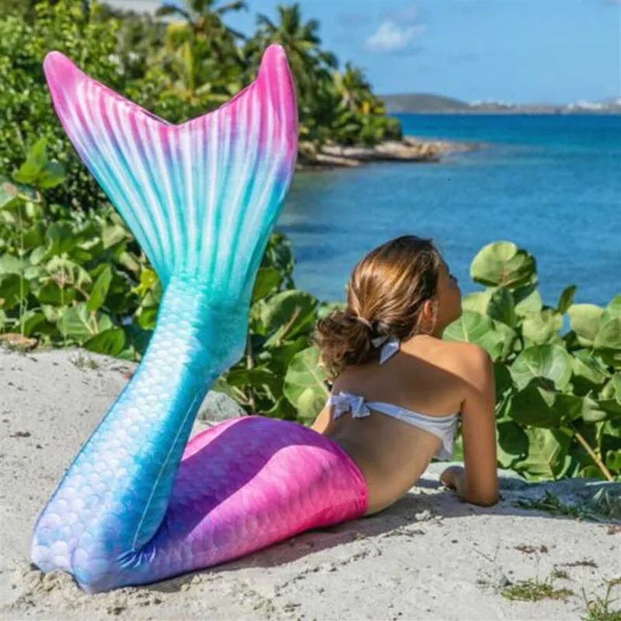 Mermaid tail swimming costume hot sale
