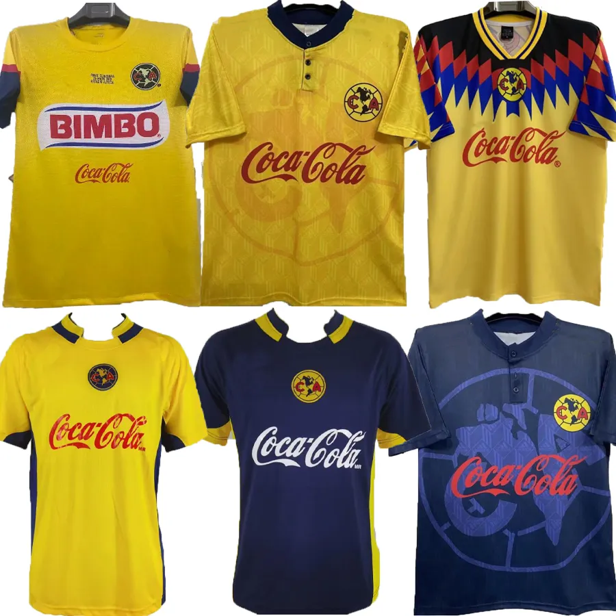 2004 2005 2006 Retro Club America koszulki piłkarskie 95 96 04 05 06 C. BLANCO vintage klasyczna koszulka piłkarska S-2XL