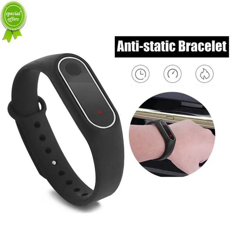 Nieuwe verstelbare auto Anti-statische armband Winter Human Body Verwijder statische armband draadloze eliminatie Statische elektriciteitspolsband