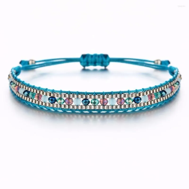 Strand Zoshi Multi Color Bohemian Style Good Lucky Charm Tibetan Bracelets Bangles para homens Men.