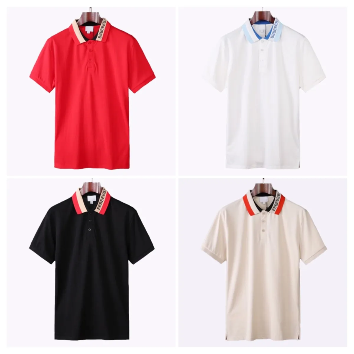 Camiseta de polo masculino polos tops camiseta camiseta bordado camisas de manga corta para hombres camisetas diseñador poloshirts botón de solapa de verano pareja de algodón