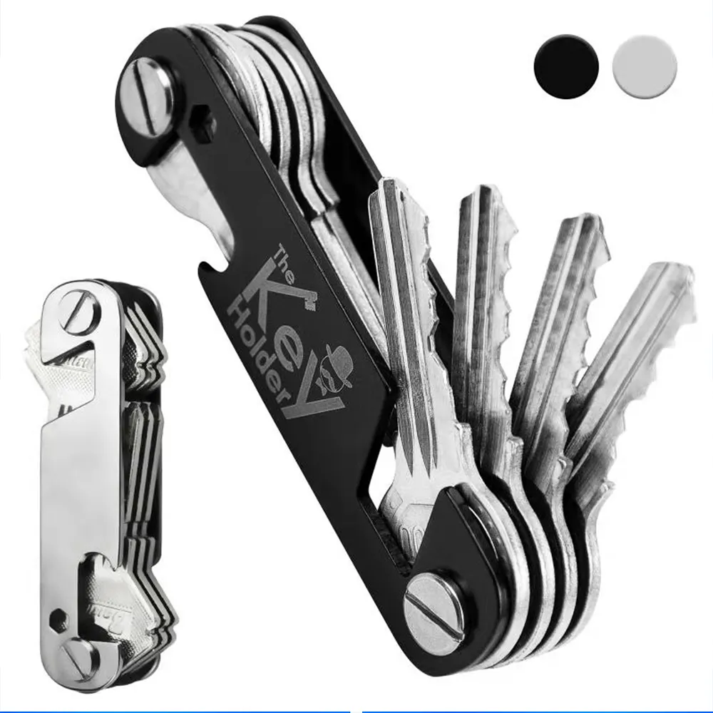 Men Gadgets nyckelringhållare för bilnycklar Key Organizer Wallet Compact Keysmart EDC Bottle Opener Pojkvän Present Key Chain