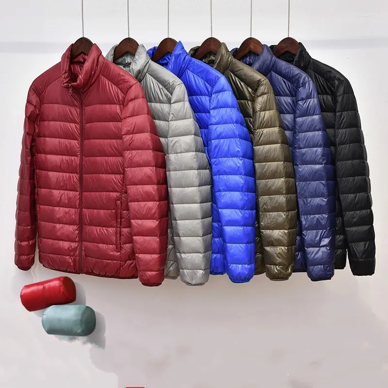 Hommes doudoune Ultra léger hommes automne hiver vêtements décontracté mode Parkas 2023 noir Ropa Hombre 20230701 Pph659