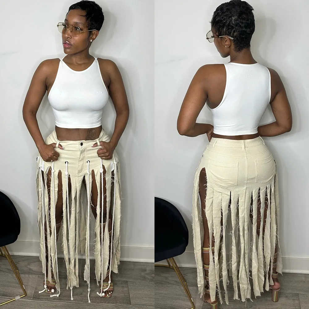 Tassel maxi skirt discount
