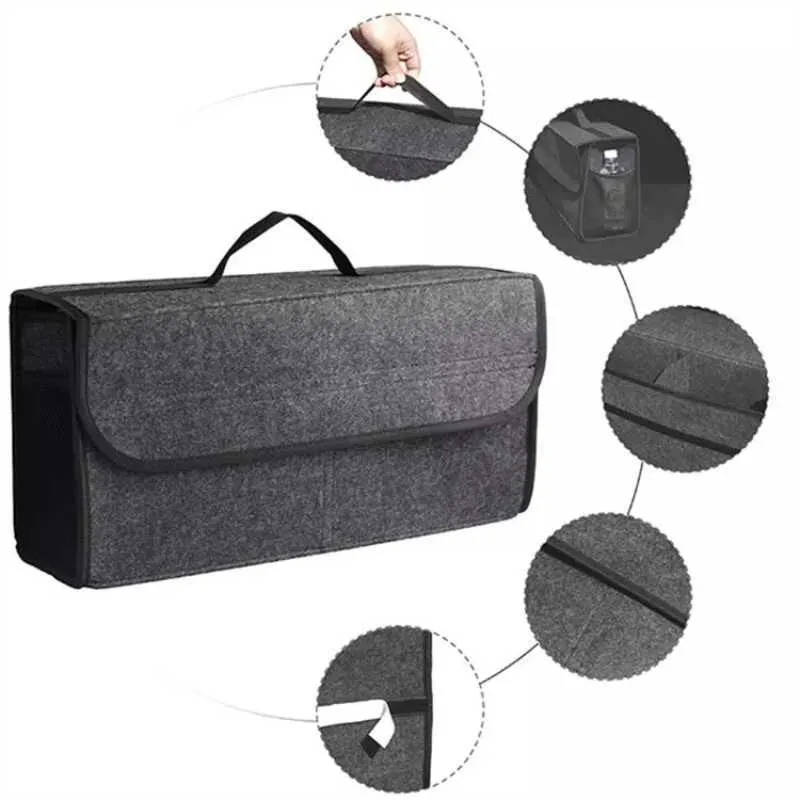 Large Anti Slip Felt Expandable Trunk Organizer With Compartment For Boot  And Tool Storage From Xselectronics, $9.21