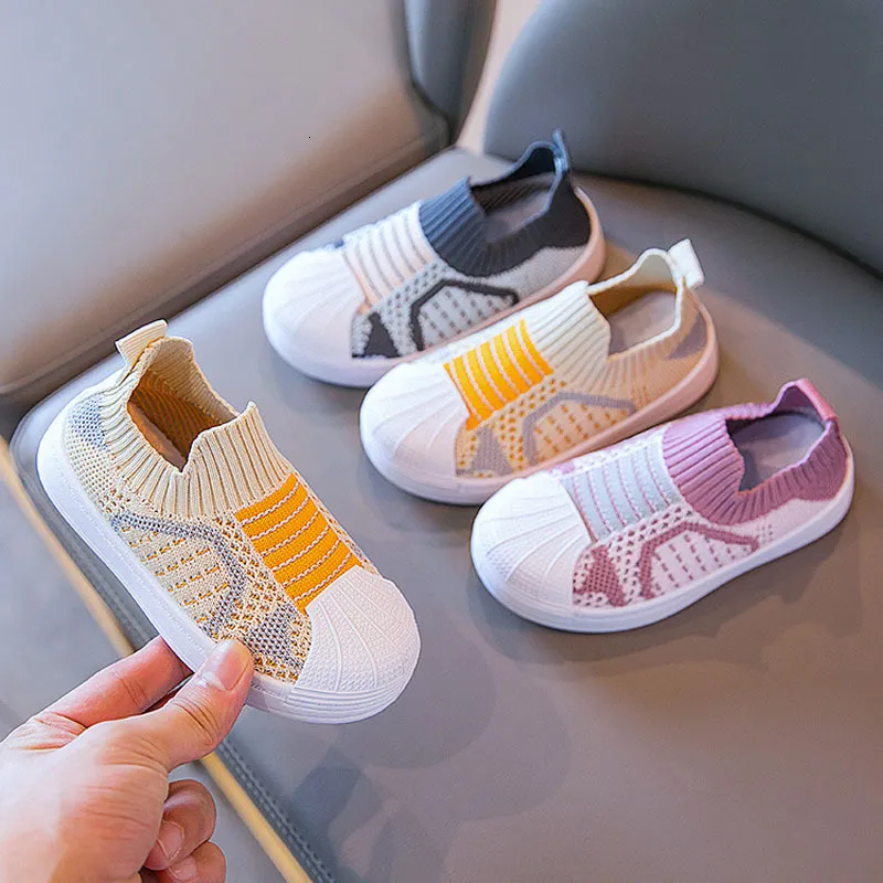 Baskets Sepatu Kasual Anak anak Laki laki Perempuan Fashion Musim Panas Gugur Antilicin Sol Lembut Bayi Antilembap 230516