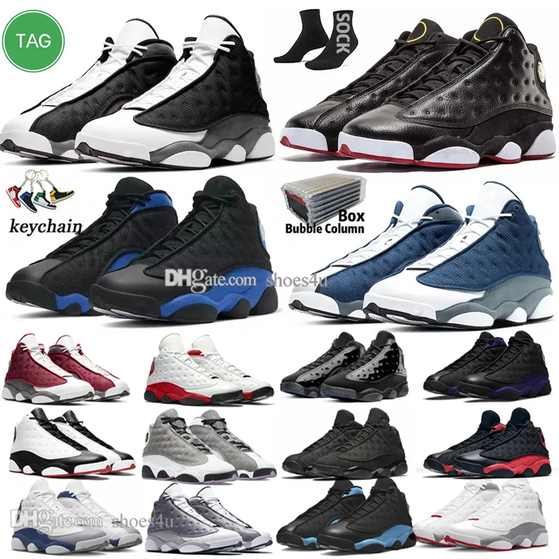 Jumpman 13s Męskie buty do koszykówki dla kobiet 13 All Black Flint Wolf Wolf Grey Playoffs Purple French University Blue Red Altitude Mens Womens Treakers