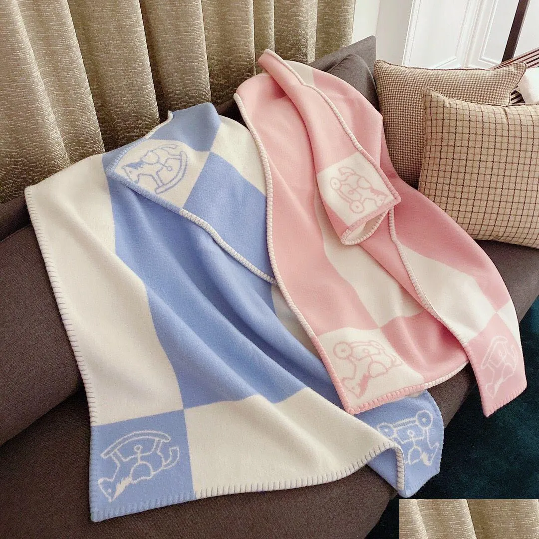 Coperte Fasce Bambini Autunno Inverno Spessa Coperta calda Bambino Freddo Cashmere Neonato Biancheria da letto Passeggino Avvolgere Ers Drop Deliver Dhc81