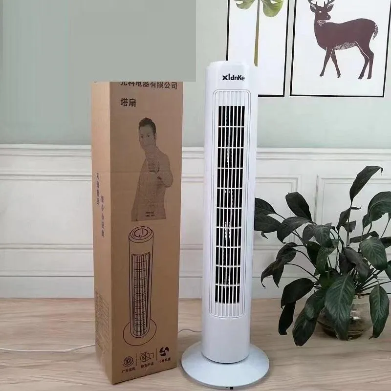 Fans Halife Tower Fallo Fan Standing Tipo Teming Timing Home 3 Gears Vertical Shaking Head Fan 220V Home Usato Fan Summer Summer