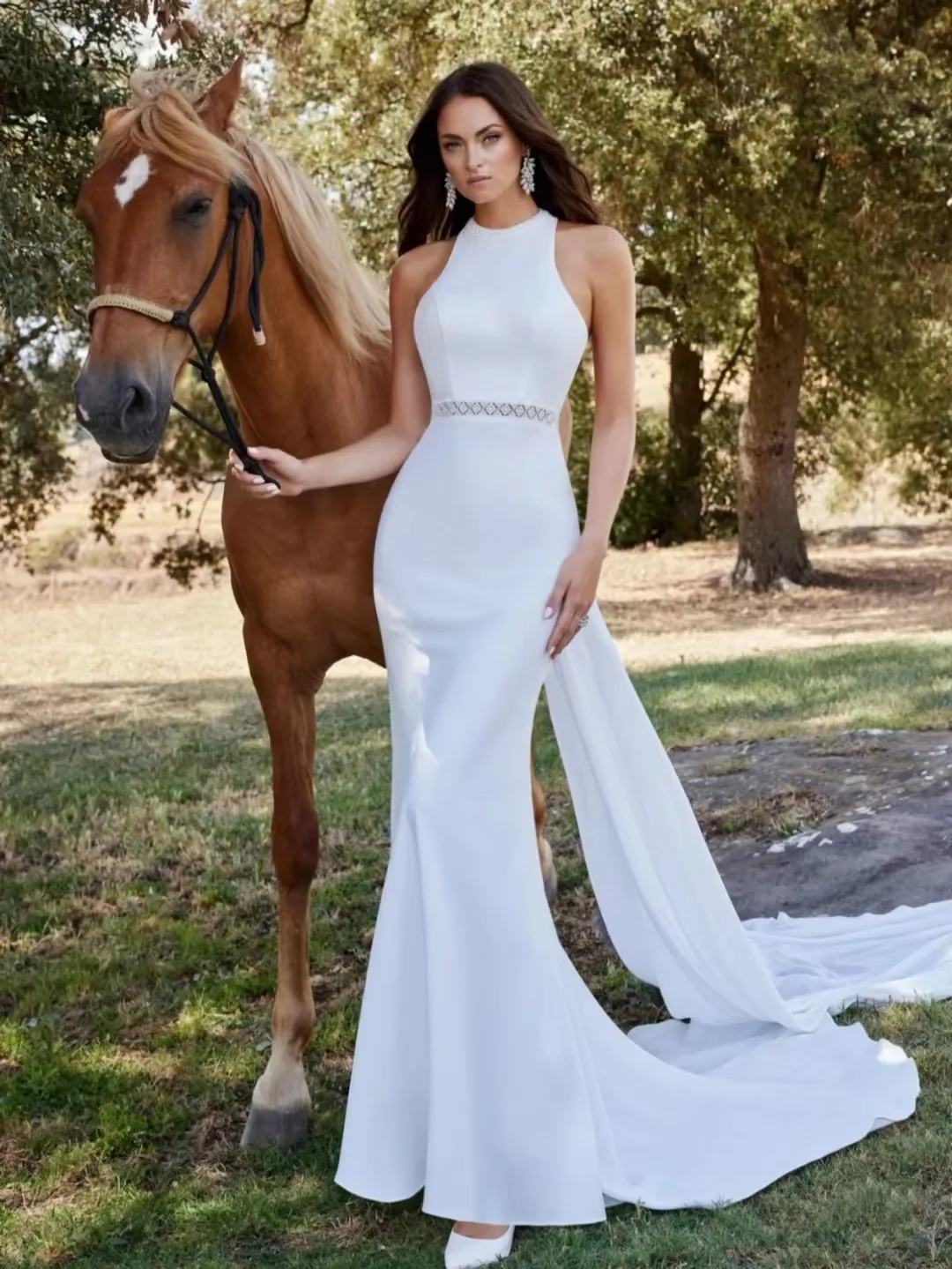 Abito sposa shop fiocco schiena